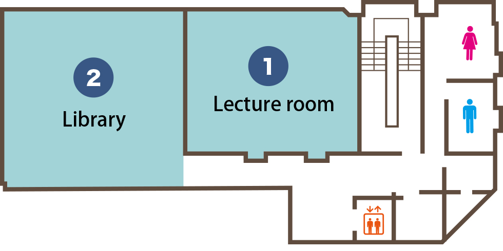 Map of the mezzanine floor