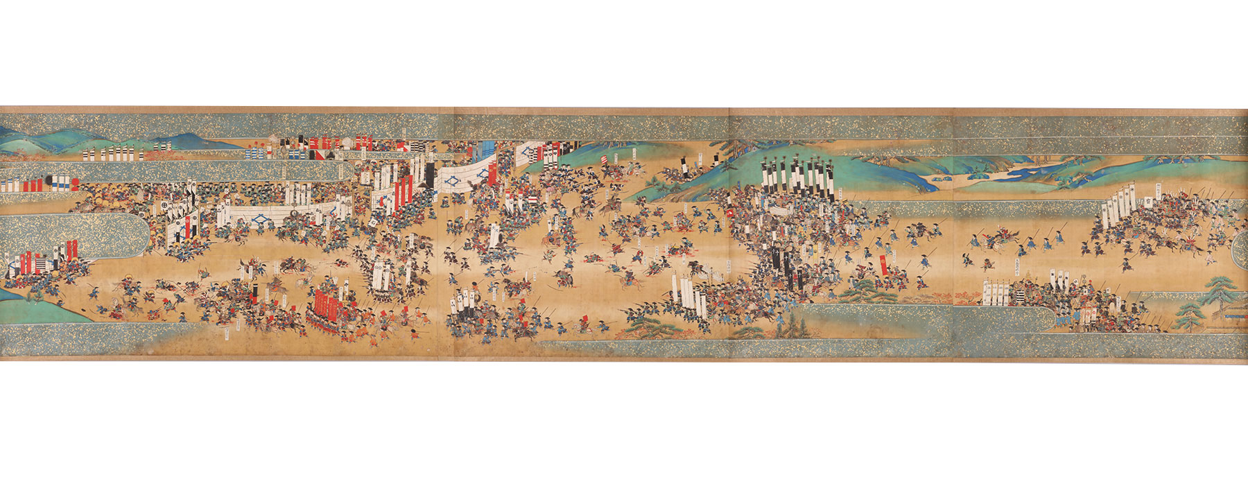 Picture Scroll Depicting the Battle of Sekigahara (1st roll of two scrolls, Partial)