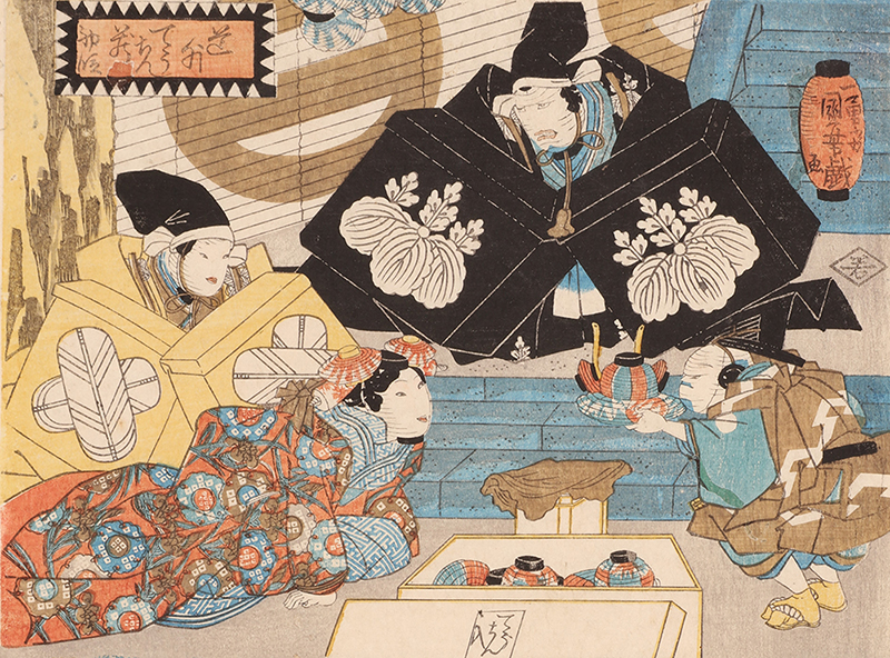 “The Lantern version of Chushingura” (Section) Utagawa Kuniyoshi