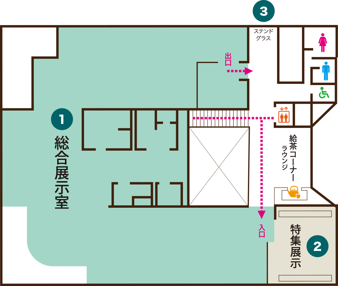 2階館内図