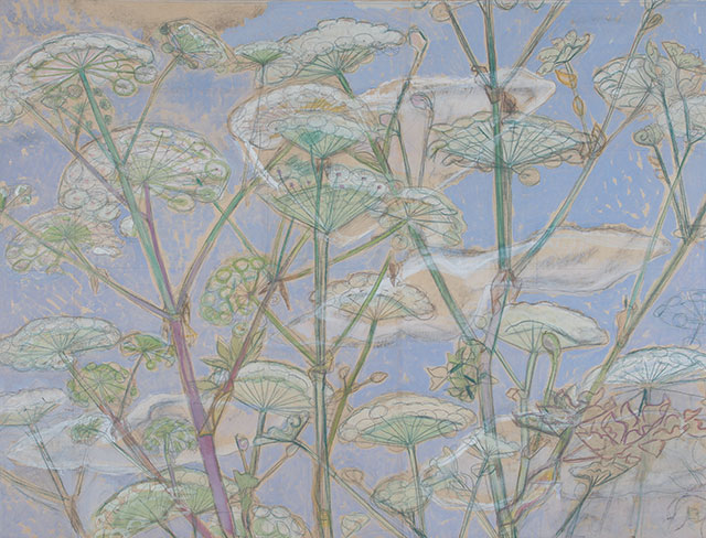 「 草炎（大下絵） 」　加藤栄三　作