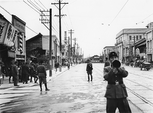 戦争の時代 2 年代：昭和16年ごろ　場所：岐阜市　近藤龍夫氏撮影