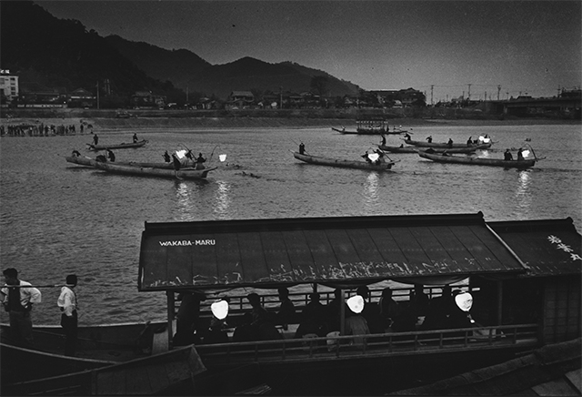 まちかどの風景 15年代：昭和31年　場所：岐阜市　近藤龍夫氏撮影