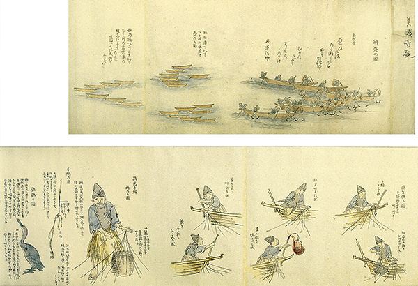 350-3　美濃奇観 池田崇広筆 1巻　明治時代　紙本著色 21.9×242.0